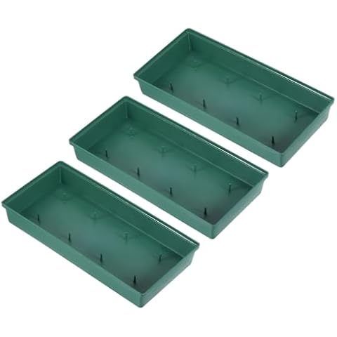PATIKIL 11" Plastic Flower Arrangement Bowls Cover