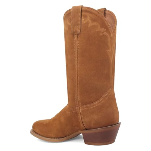 Image of Laredo Mens Larkin Round Toe Pull On Casual Boots Mid Calf - Brown