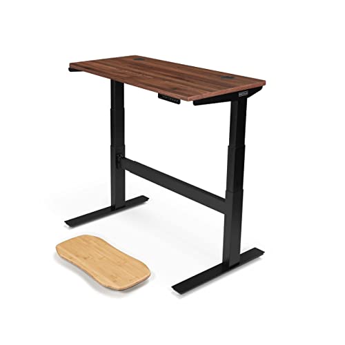 Uplift Desk Walnut Laminate (48 x 24 inch) Standing Desk 2-Leg V2...