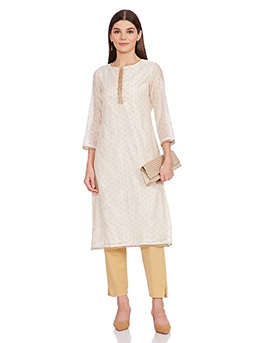 Image of Indya Women's Synthetic Kurta