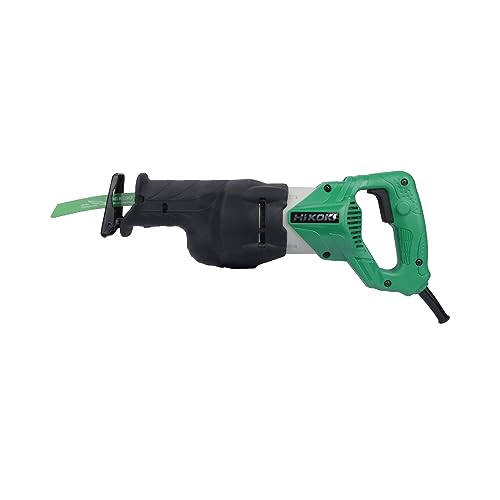 Image of HIKOKI CR13V2S9Z Corded Electric Reciprocating Saw With High Cutting Speed With Heavy-Duty Motor 1010W, 2800 Spm, 29 Mm, Variable Speed, Speed Selection, 3.3 Kg, Blade, Wrench, Carrying Case Included