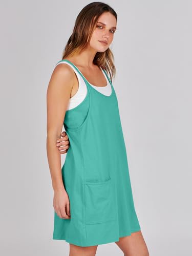 Image of ANRABESS Women Athletic Dress Summer Tennis Workout Active Sports Mini Romper Dress Built in Shorts Travel Vacation Clothes