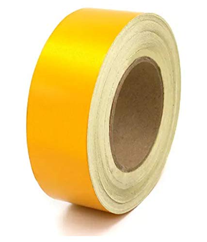 Just Rider Intensity Reflective Conspicuity Tape, 2 Inch X 3 Metre (2 inch x 119 inch) (YELLOW MET FINISH) (B08HVDMG1W) Amazon Price History, Amazon Price Tracker