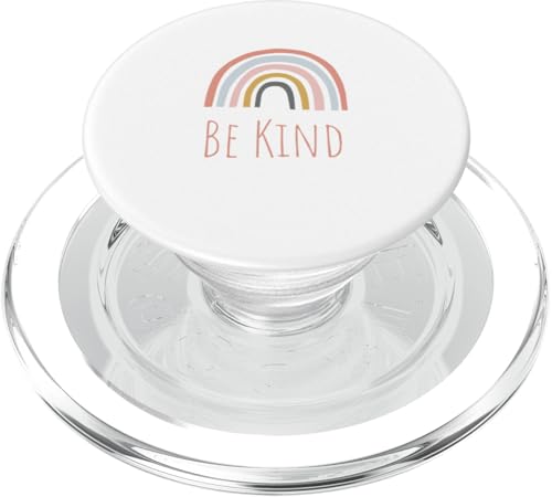 Be Kind Happy Statement Design Regalo Arcobaleno Allegro PopSockets PopGrip per MagSafe