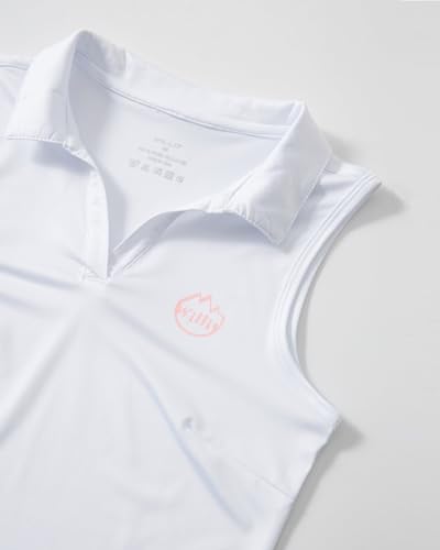 Willit Girls' Sleeveless Polo Shirts Golf Tennis Polo Lightweight Shirts Quick Dry4