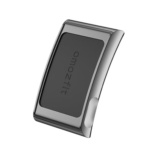 GIOPUEY Metall Hülle Kompatibel mit Amazfit Helio Strap Black
