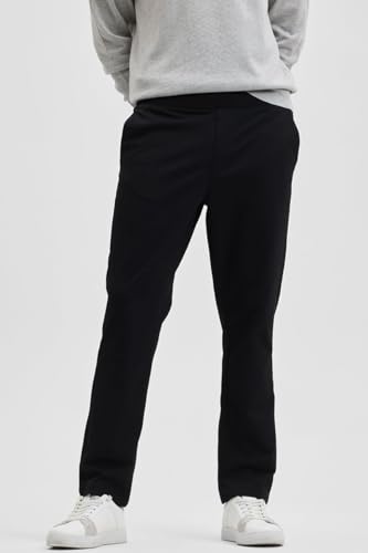 Image of SNITCH Stretch Mens Textured Regular Fit Trousers