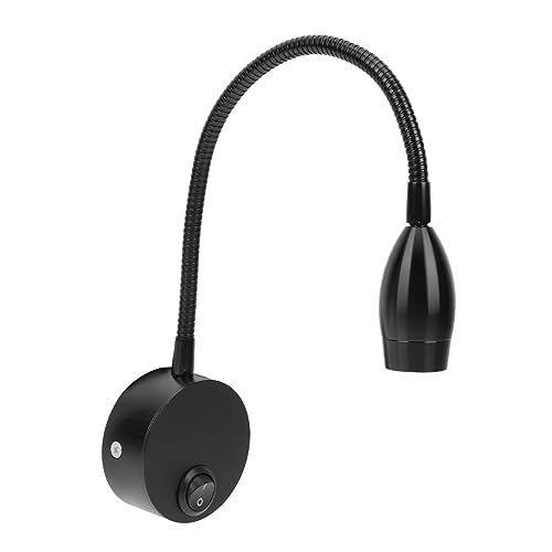 Uonlytech Lámpara de Lectura LED con Manguera Flexible Aplique de Pared para Dormitorios y Pasillos Diseño Elegante y Instalación