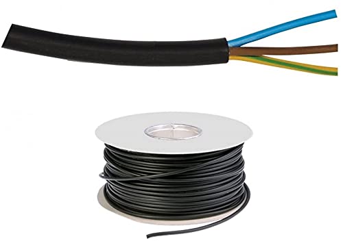 Rubber Cable 3 Core 2.5mm HO7RN-F H07RNF For Power Tool Extension Stage Lighting (Sold Per Metre)