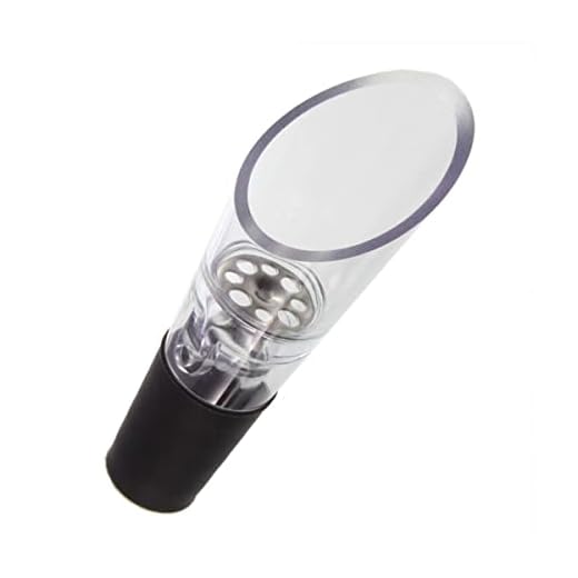 Bico Aerador Dosador Para Garrafas De Vinho Corta Gotas Evita Vazamento Funil Decantador Instantâneo Transparente LINHA PREMIUM SYANG