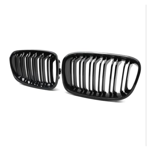 Rejillas delanteras de alta calidad para BMW Serie 5 E39 con elegante patrón de carbono