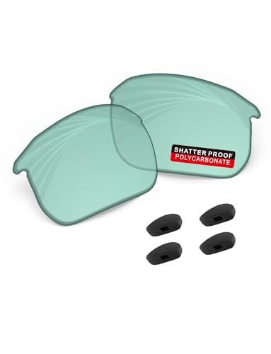 Image of PRO+ Polycarbonate Non-Polarized Replacement Lenses & Nose Pads for BOSE Tempo BMD0011 Sunglasses - Mint Green