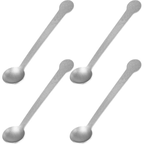4 Cucharitas Pequeñas De Acero Inoxidable Para Condimentos, Cucharas Pequeñas Para Especias, Cucharas De Café Espresso, Mini Cucharitas De Té, Cucharitas Pequeñas Para Tarros De Aperitivos, Azúcar Y