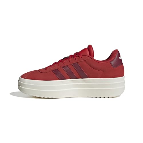 Adidas Unisex niños VL Court Bold Shoes Junior, Collegiate Red/Off White/Collegiate Burgundy, 38 EU