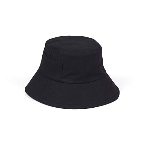 Lack Of Color Women's Wave Cotton Canvas Bucket Hat (Black, Small/Medium) #TOP10