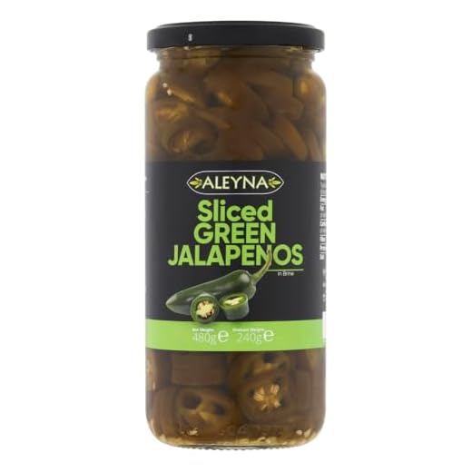 Aleyna Sliced Green Jalapeno Peppers