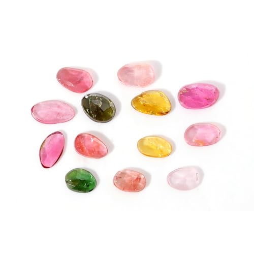 Tourmaline naturelle véritable taillée pour création de bijoux et projets de lithothérapie