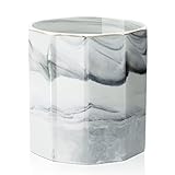 Kitchen Utensil Holder for Countertop, Ceramic Cooking Utensil Crock (A-Gray)