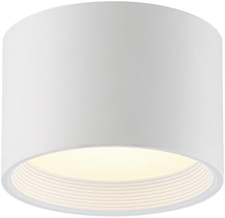 Access Lighting - HI Access 50007LEDD-WH/ACR Transitional LED Flush Mount from Reel Collection in White Finish