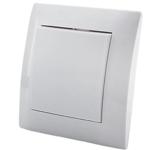 Interrupteur canal 16A au design épuré panneau de commutation blanc haut de gamme 86mm