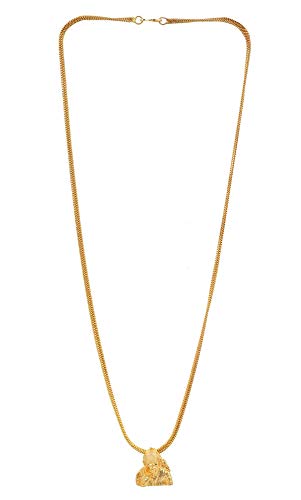 Image of Handicraft Kottage Chain Pendant Durga Mata, Shivji, Sai Baba Locket With Chain, Traditional Pendant Chain For Women, Men Fashion Jewelley For Wedding, Party & Daily Wear