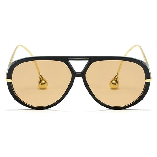 COTIA 2025 Fashion Pilot Sunglasses for Woman Men Retro Square Double Bridge Sun Glasses Vintage Shield Shades