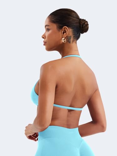 Image of VOYJOY Impact Strappy Bra Sports Bras for Women Basic Workout Gym Yoga Bra