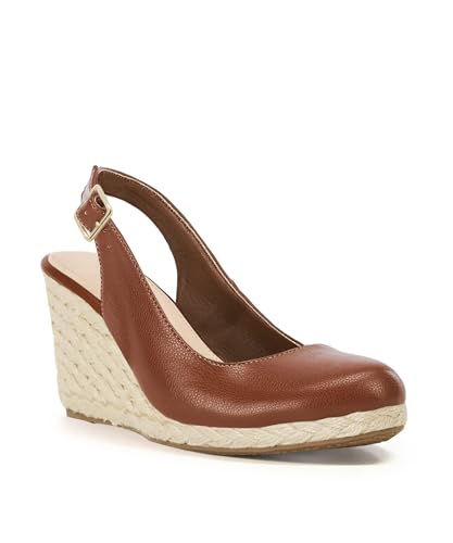Image of Womens Espadrilles Wedge Sandals Closed Toe Slingback Wedges Pumps Platform Heeled Sandal