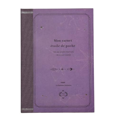 Image of PETAL & FLOW B6 Size Rough NoteBook 5 inch x 7 inch, 288 pages (144 sheets), Vintage Style (Galaxy)