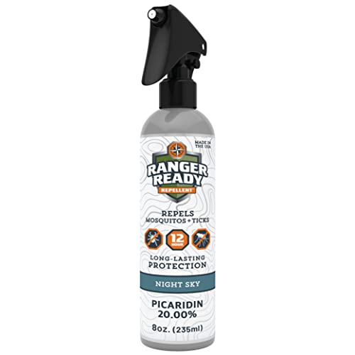 Ranger Ready Repellents Picaridin Insect Repellent & Tick Spray Night Sky Scent Deet-Free Bug Spray (8 Oz. Pack of 1)