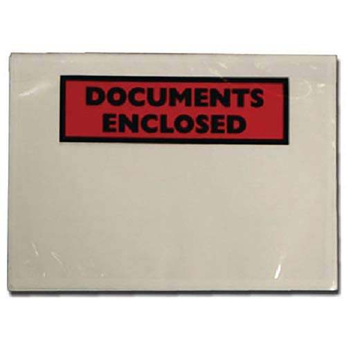 Tenzalopes Document Wallets, Dl Size (Printed Documents Enclosed), 225 x 122mm