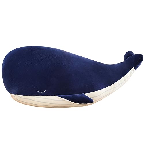 Trayosin Peluche Grand Doux Simulation Bleu Baleine Dophin Coussin câlin Mignon Peluche Poupée Jouet Enfants Cadeau d'anniversaire