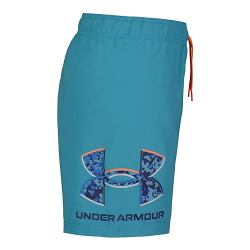 Image of Under Armour Boys' Volley Swim Trunks with UPF 50+ Sun Protection, Quick Dry Bathing Suit Shorts