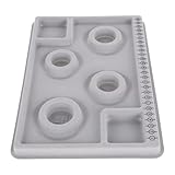 Améliore la productivité : ce plateau de conception permet une meilleure organisation et présentation de vos projets de bijoux, optimisant ainsi votre productivité. plateau de conception pour perles, organisateur de perles