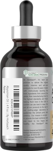 Horbäach Abyssinian Oil | 4 fl oz | Hair and Skin Oil | Paraben, SLS and Fragrance Free | from Crambe Abyssinica Seed