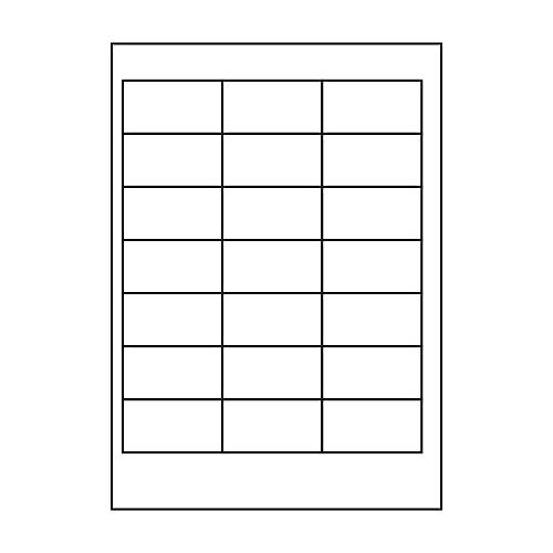 TSC210(VP) ラベルシール 1ケース 500シート A4 21面 63.5×33.9mm マルチタイプラベル 東洋印刷 ナナワード ナナラベル nana TSC210