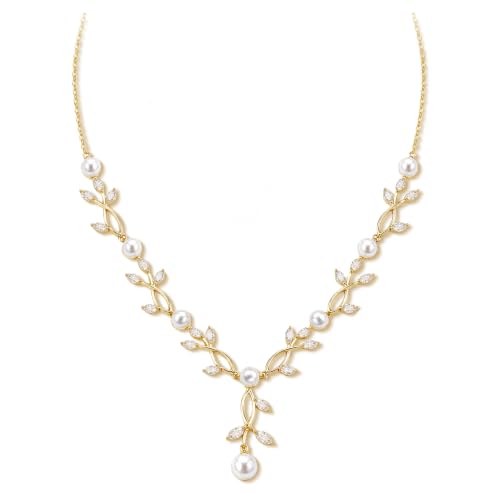 Image of Zeffy Pearl Necklace 4MM /6MM /8MM Dainty Round Imitation Pearl Choker Necklace Wedding Pearl Necklace Delicate Jewelry for Women Simple Bridesmaid Jewelry Gifts