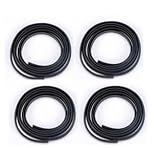 4 X Wheel Arch Flare Seal,intended for Toyota Land cruiser 80 Series 1990-1997 (BLACK)