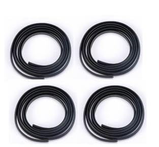 4 X Wheel Arch Flare Seal,intended for Toyota Land cruiser 80 Series 1990-1997 (BLACK)