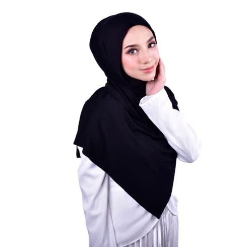 MuLanLegend Handmade | Mu Lan Cotton Shawl | Non-Slip Anti-Slip Large Hijab Wrap | Soft and Comfortable Jersey4
