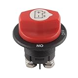 Hoite 100A Haupttrennschalter Aus, für Marine, Boot, Wohnmobil, ATV, Auto, UTV, Batterietrennschalter Ein Aus Aus