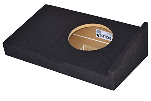 Soundbox Silverado/Sierra Crew Cab 2008-2013 Single 10" Subwoofer Enclosure Sub Box #TOP4