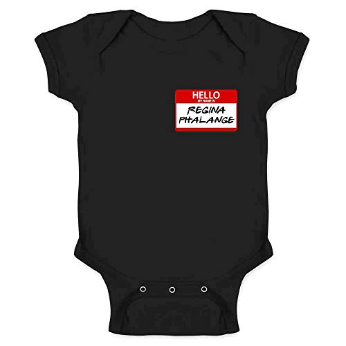 Image of Pop Threads Hello My Name is Regina Phalange Funny 90s Baby Toddler Kids Girl Boy T-Shirt