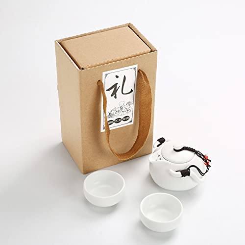 Podróżny ceramiczny zestaw do herbaty Kung Fu 3/5 szt. parzenia