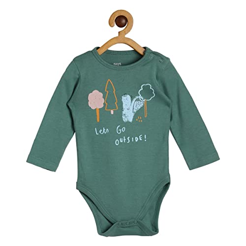 Image of miniklub Baby Round Neck Full Sleeve Knitted Cotton Body Suit, Pack of 3 (Multi Color)