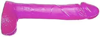 Si Ignite Cock con Balls, 23 cm (9 en), color lila