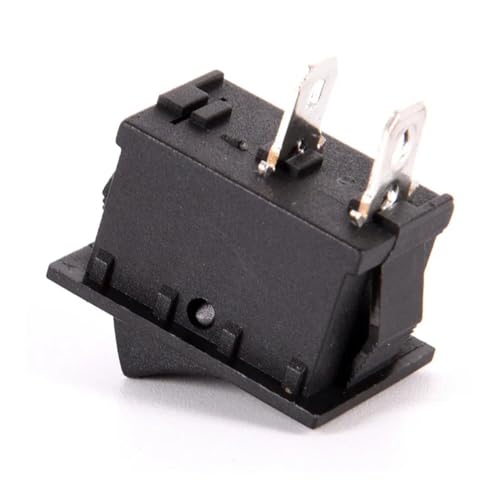 Bouton lève vitre 12V étanche avec interrupteur à bascule rond 2 broches auto - 2