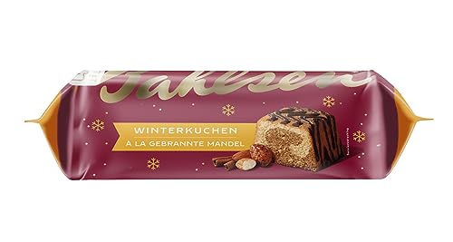 BAHLSEN Winterkuchen à la gebrannte Mandel - 8er Pack - Rührkuchen mit Mandelstückchen und Karamellgeschmack (8 x 350 g)