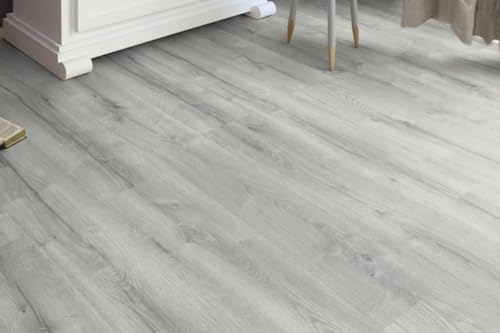 Miniatura 2 de Suelo De Vinilo Para Instalar En Rollo Suelo Pvc Decorativo Hogar, Cocina, Baño, Salón Suelo Efecto Madera Suelo Pvc Cerezo Suelo Pvc Wengué Suelo Pvc Haya 140 X 300 Cm, Gris
