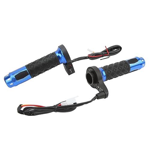 Empuñaduras calefactables moto 12V ajustables de aluminio con tres marchas de 50-70 ℃ 6